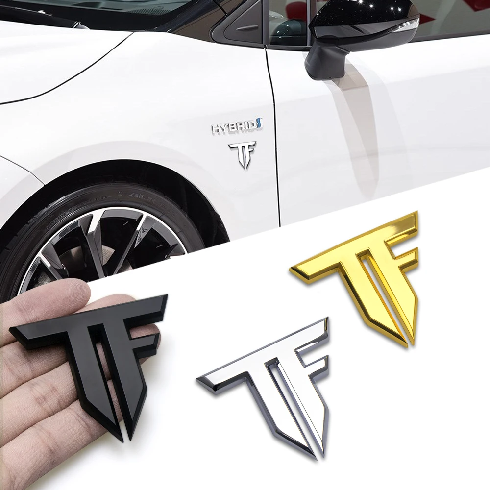 Motorcycle Gear Logo - 1pc 3D Metal TF Emblem Badge