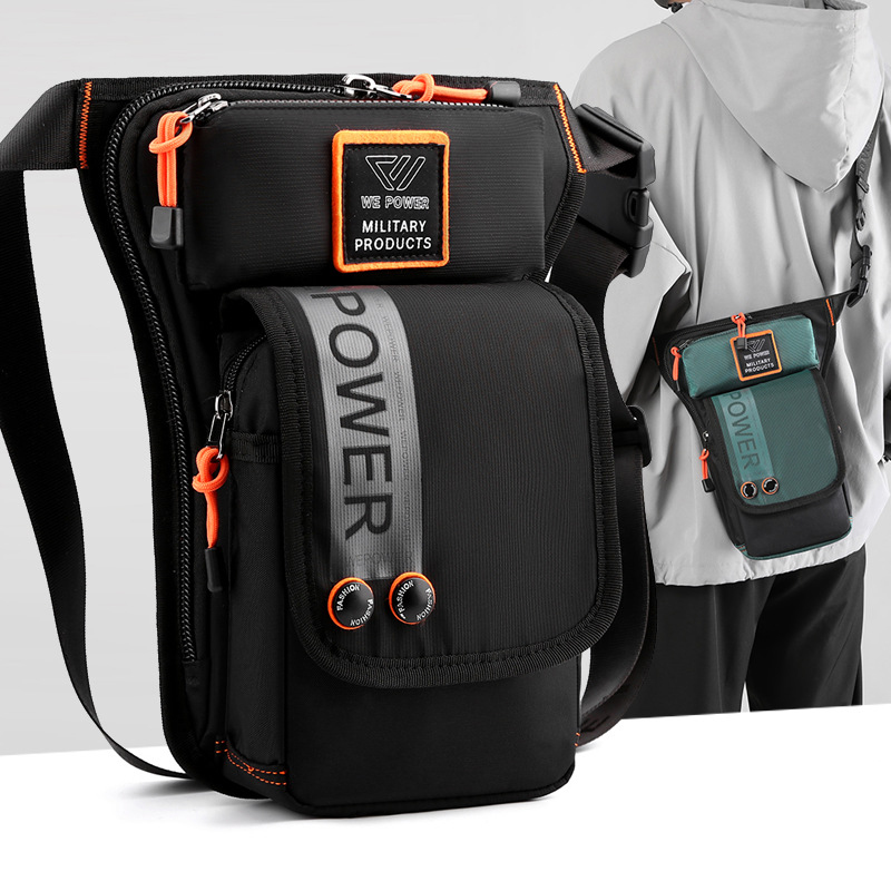 Motorcycle Gear Bag - Men Leg Drop Bag Fanny Waist