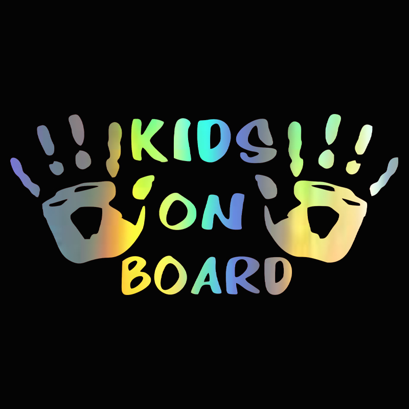 Motorcycle Gear Hub - 3D Car Sticker KIDS ON BOARD