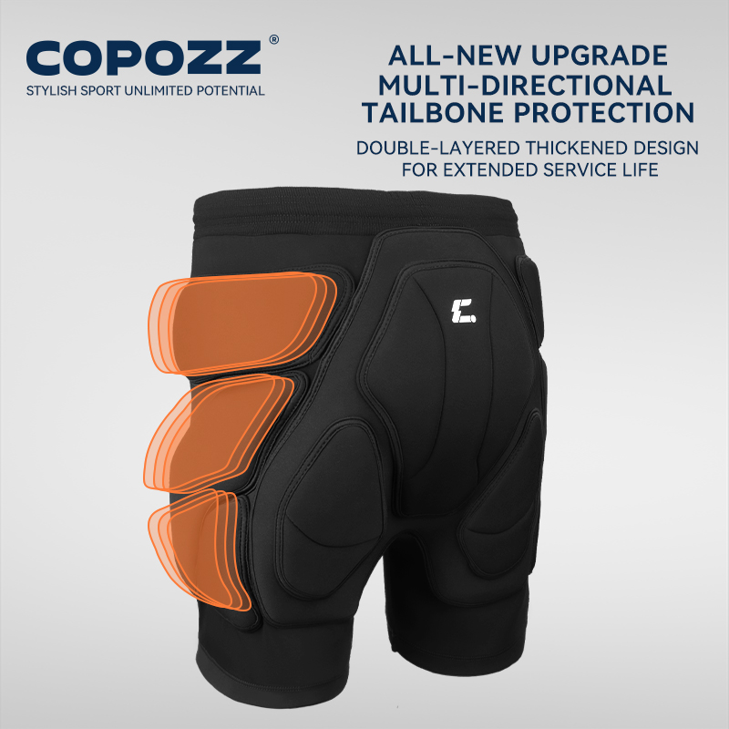 Motorcycle Gear On Sale - COPOZZ Upgraded Ski Knee Pads Motorcycle