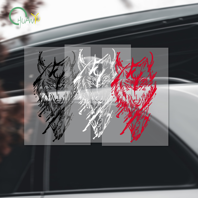 Motorcycle Gear Hub - Dark magic wolf car decals car