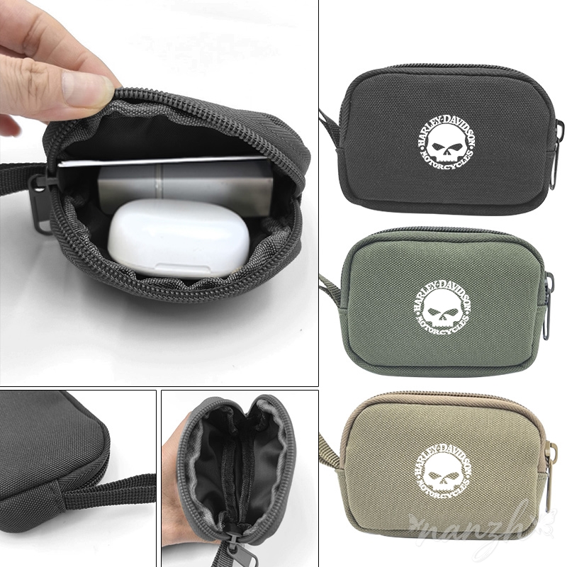 Mini Headphone Handbag Wallet  - Motorcycle Gear Logo review and price