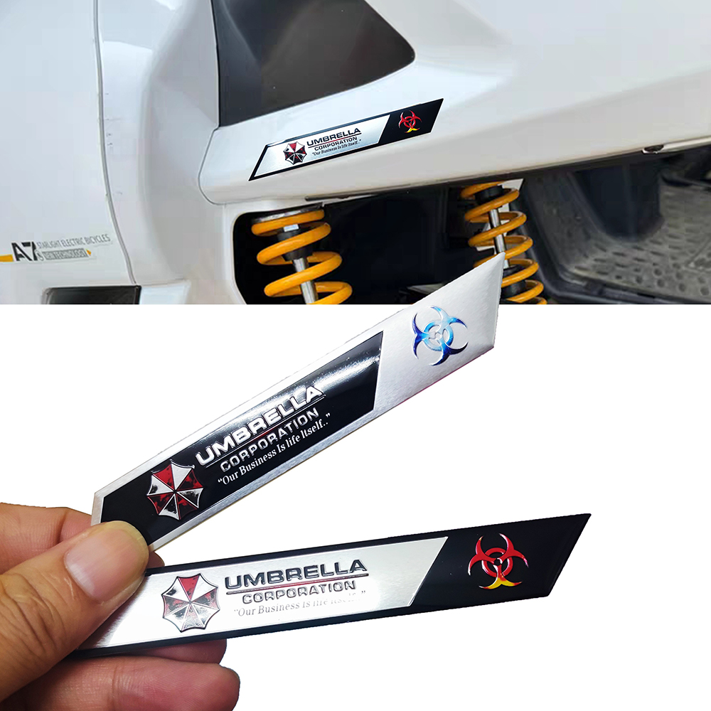 Umbrella 3D Metal Car Stickers - Motorcycle Gear Hub review and price