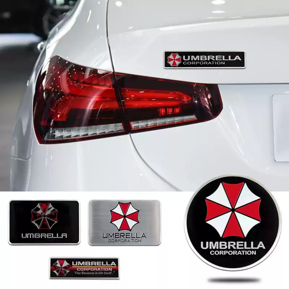 3D Metal Umbrella Car Emblem B - Motorcycle Gear Logo review and price