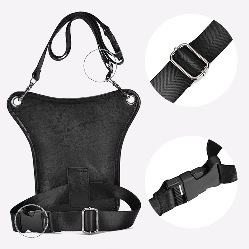 Vintage Pu Leather Waist Pack  - Motorcycle Gear Bag review and price