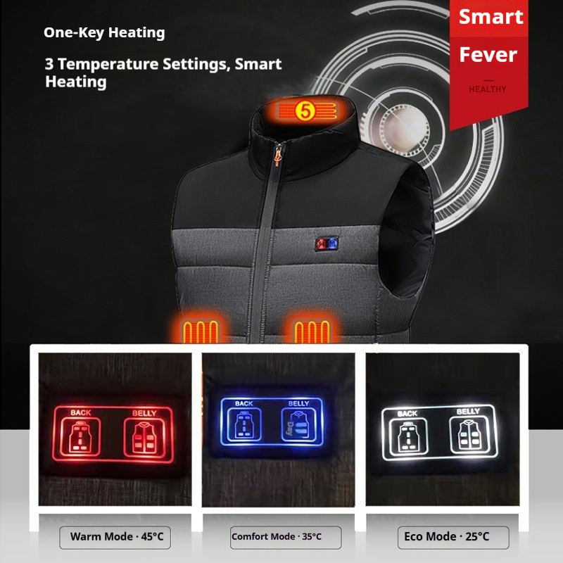 Heated Vest Unisex Charging He - Motorcycle Gear Zone review and price